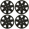 View Item 16 Inch Matt Black & Silver Rim Car Wheel Trims
